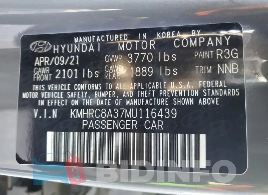 KMHRC8A37MU116439 Photo# 13