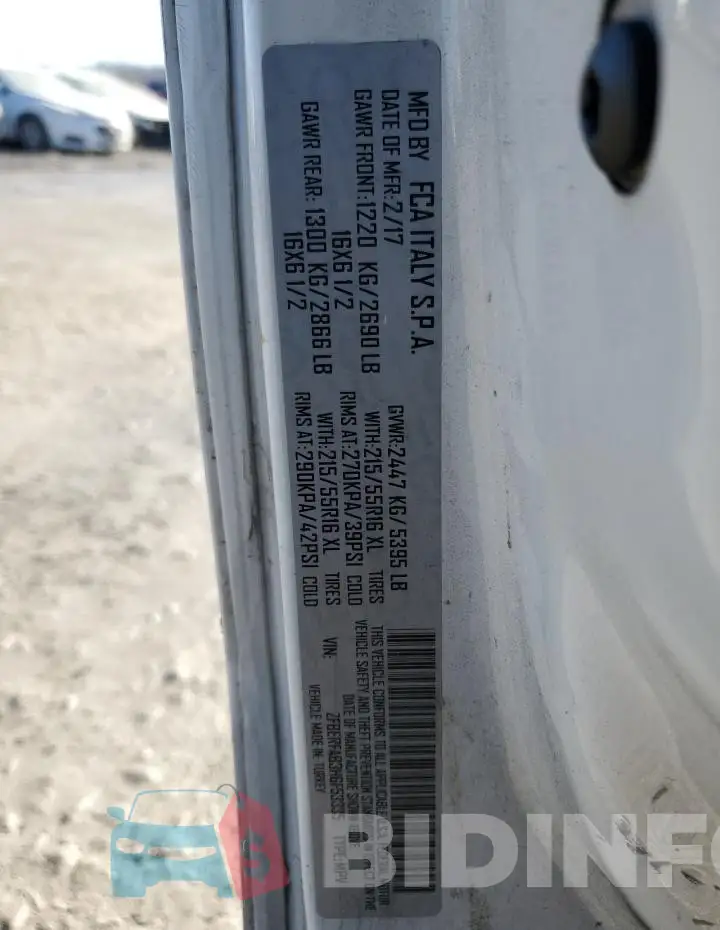 ZFBERFAB3H6F53335 Photo# 13