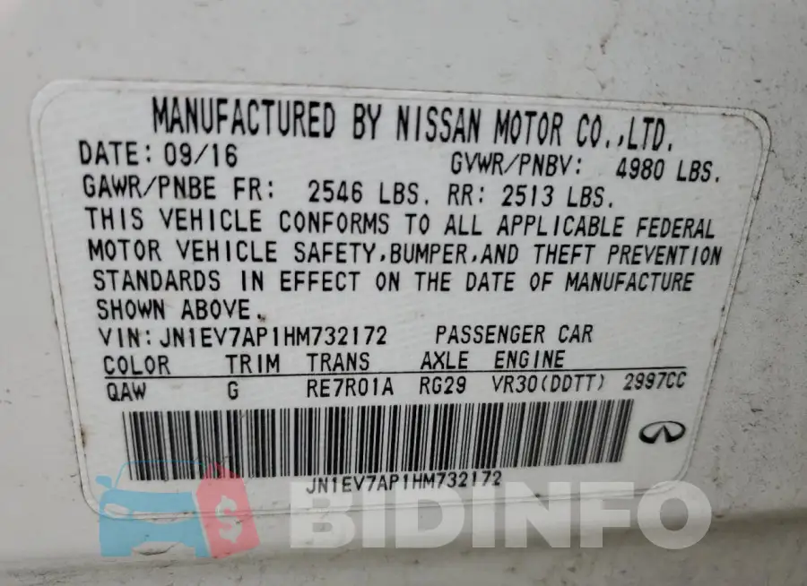 JN1EV7AP1HM732172 Photo# 13