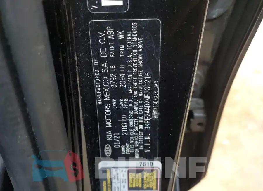 3KPF24AD2ME330216 Photo# 12
