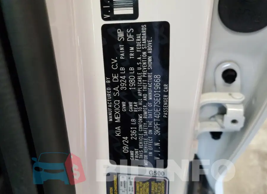 3KPFT4DE7SE019668 Photo# 13