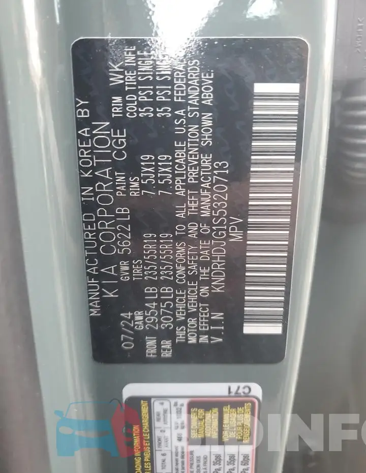 KNDRHDJG1S5320713 Photo# 13