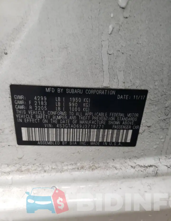 4S3GTAD69J3718771 Photo# 13