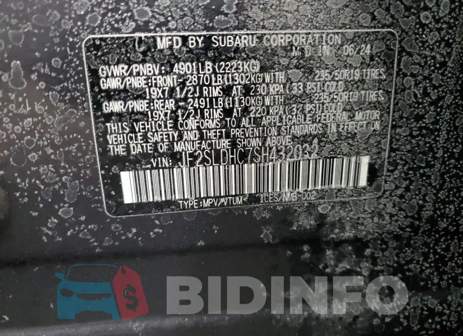JF2SLDHC7SH432032 Photo# 12