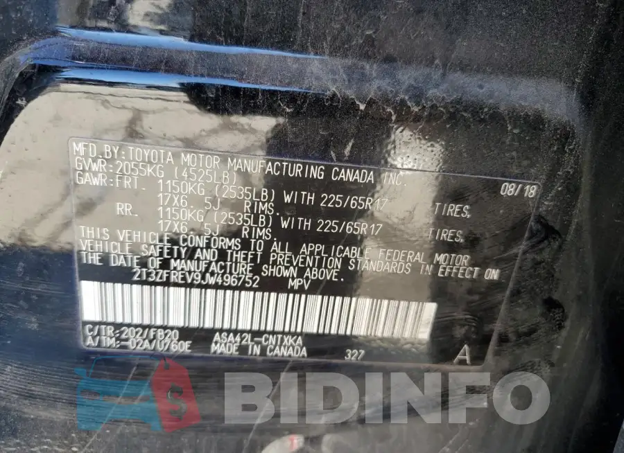 2T3ZFREV9JW496752 Photo# 14