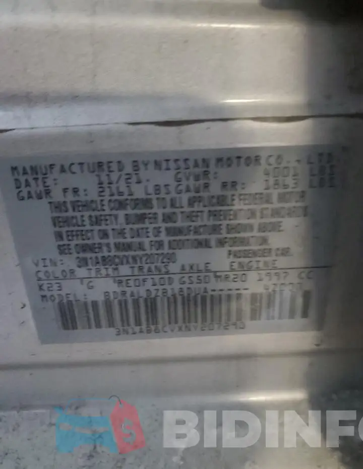 3N1AB8CVXNY207290 Photo# 12