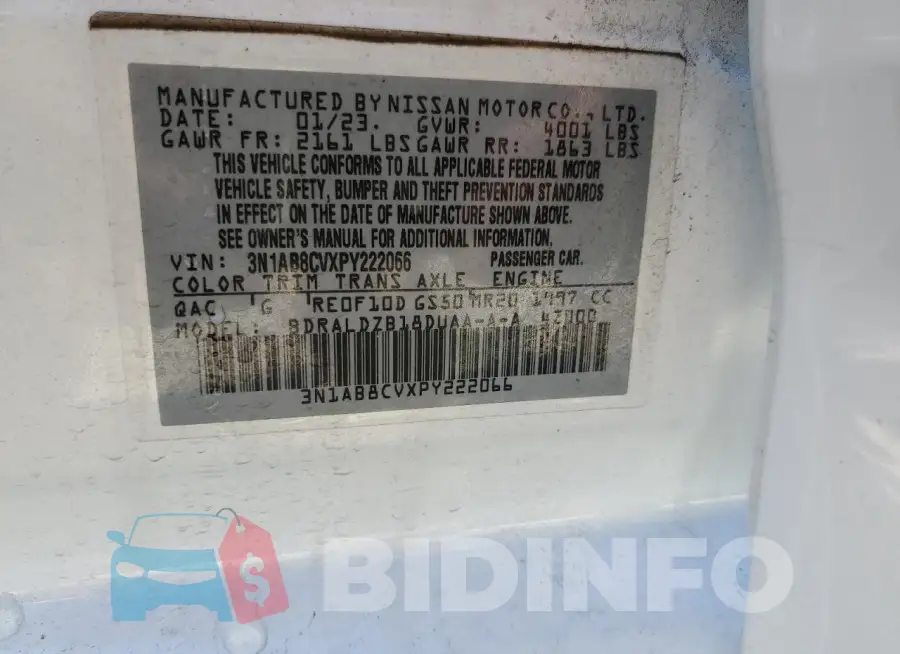 3N1AB8CVXPY222066 Photo# 12