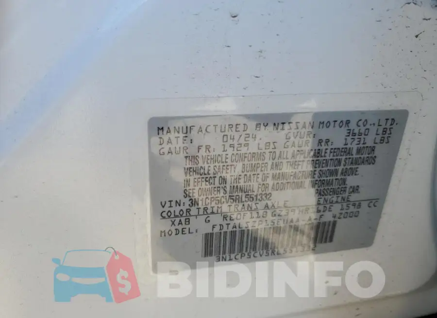 3N1CP5CV5RL551332 Photo# 12