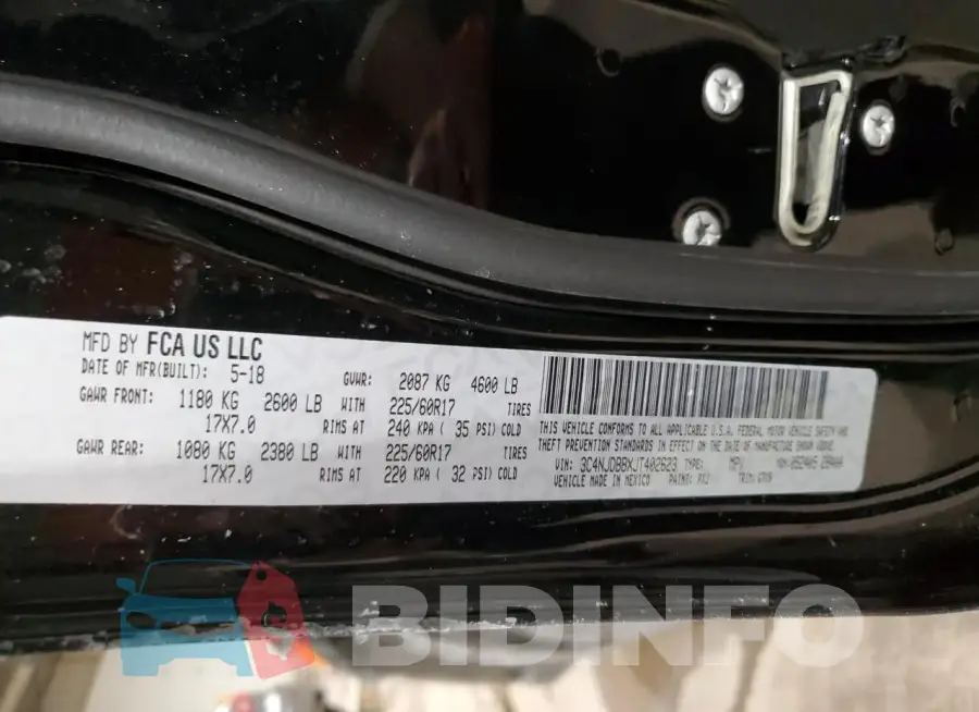 3C4NJDBBXJT402623 Photo# 13