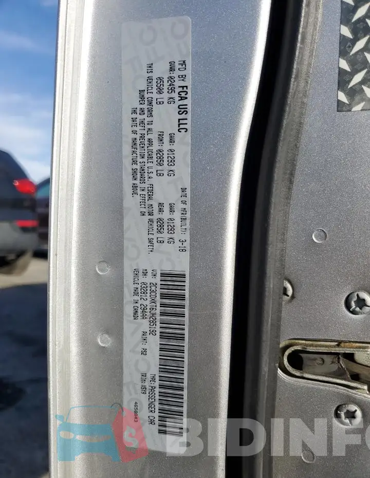 2C3CDXKT6JH285192 Photo# 12