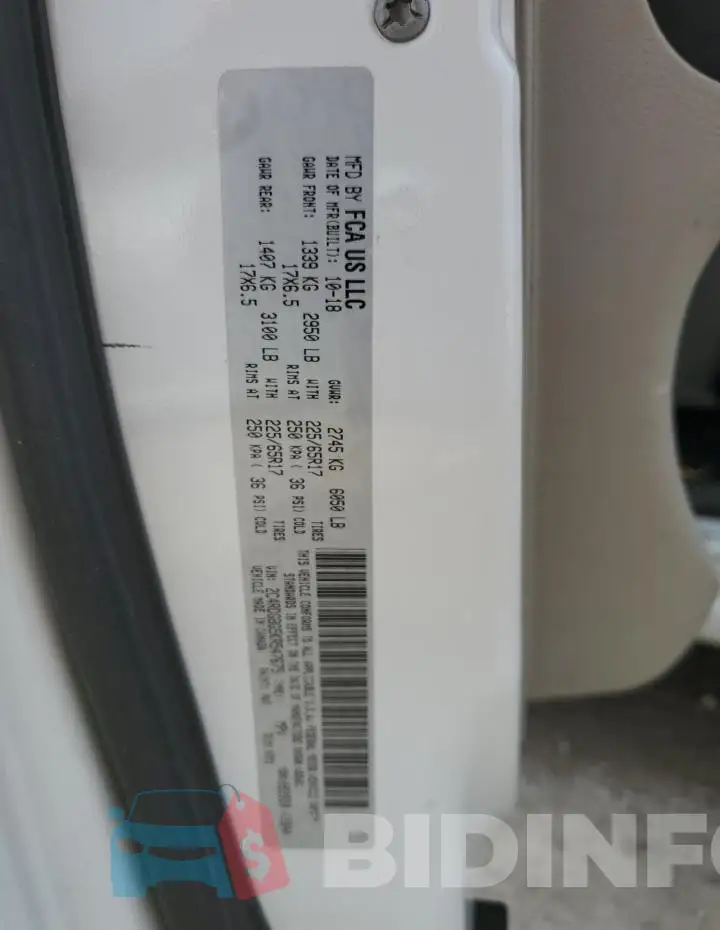 2C4RDGBG5KR547675 Photo# 14