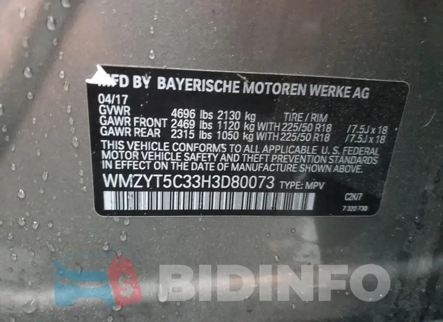 WMZYT5C33H3D80073 Photo# 13