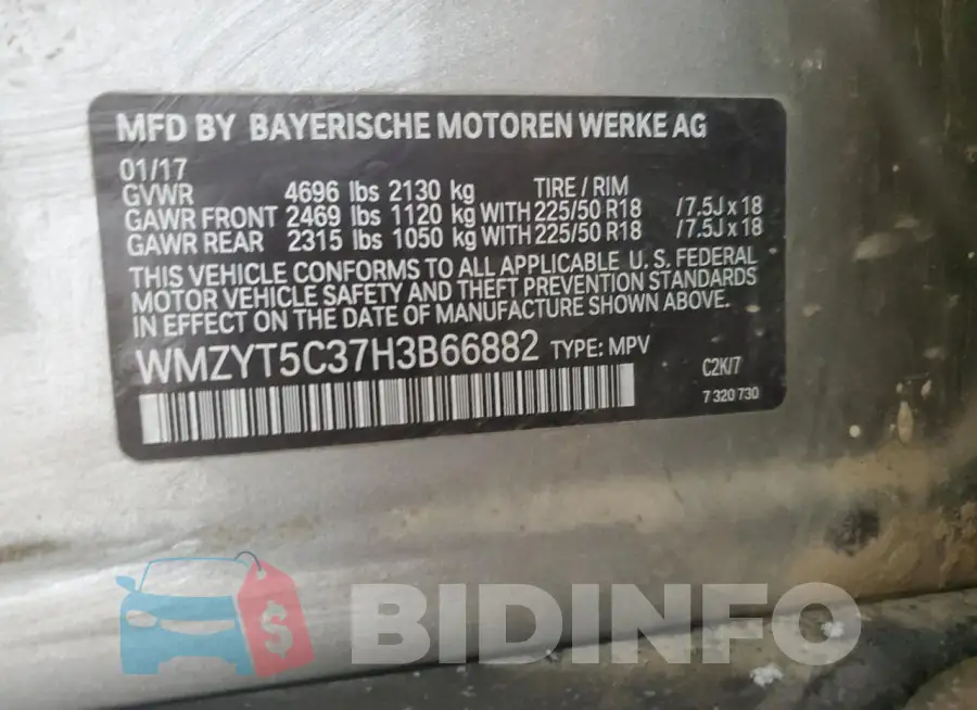 WMZYT5C37H3B66882 Photo# 12