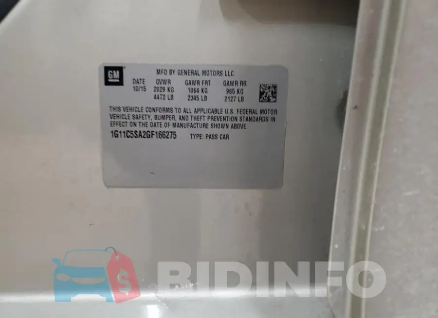 1G11C5SA2GF166275 Photo# 12