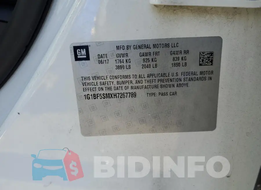 1G1BF5SMXH7267789 Photo# 13