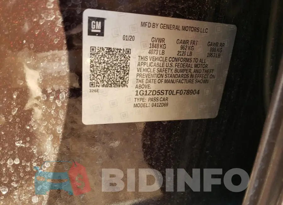 1G1ZD5ST0LF078904 Photo# 13