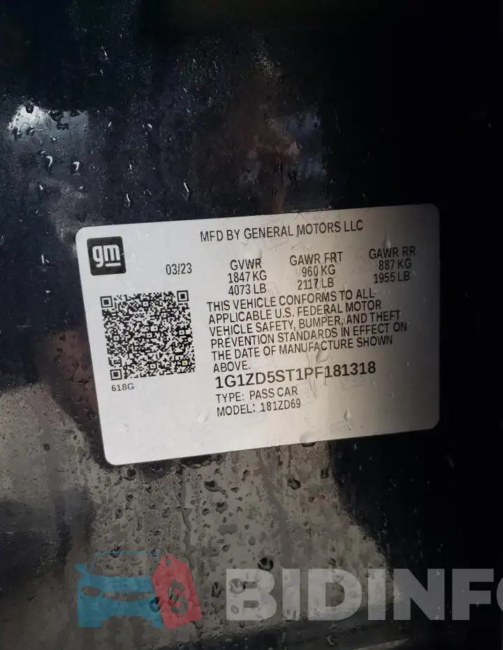 1G1ZD5ST1PF181318 Photo# 13