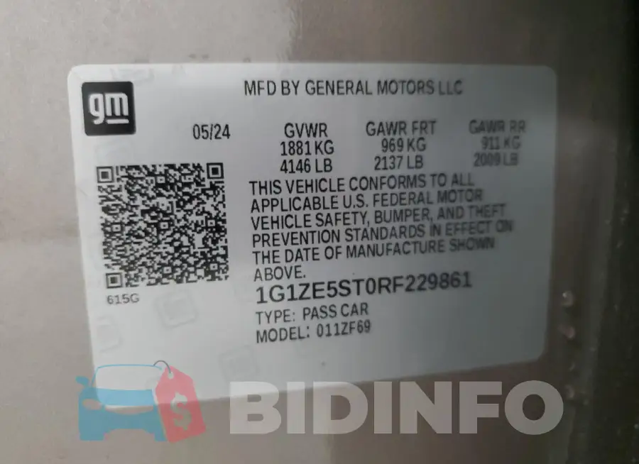 1G1ZE5ST0RF229861 Photo# 12