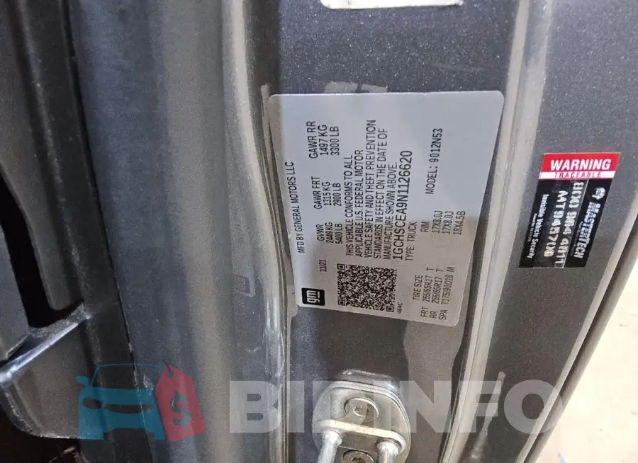 1GCHSCEA9N1126620 Photo# 12
