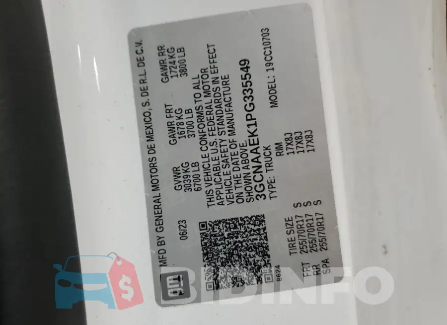 3GCNAAEK1PG335549 Photo# 12
