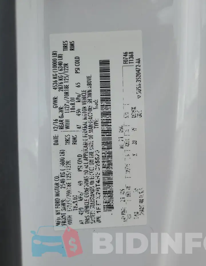 1FT7X2BT4HEC25520 Photo# 12