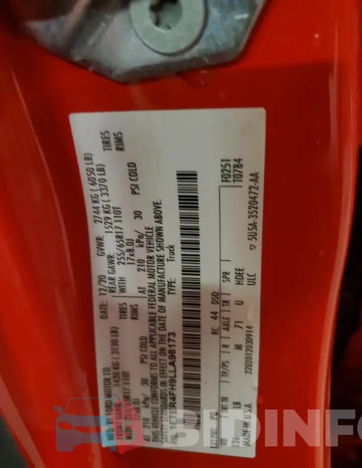 1FTER4FH9LLA98173 Photo# 13