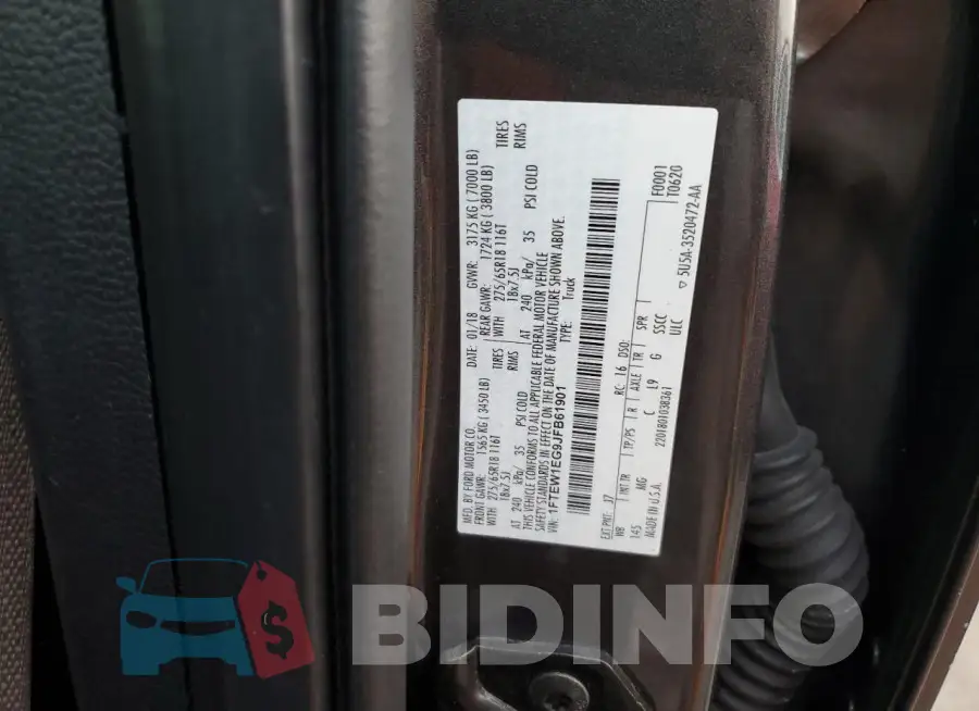 1FTEW1EG9JFB61901 Photo# 12
