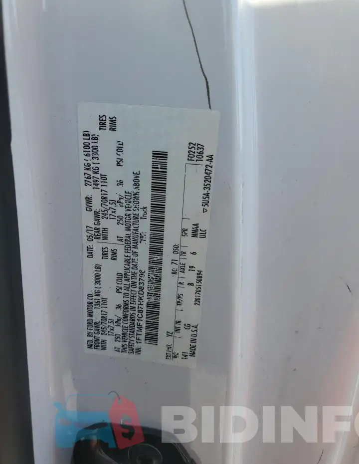 1FTMF1C87HKD83796 Photo# 12