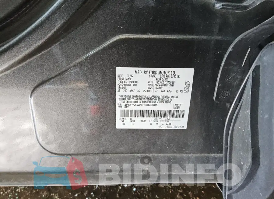 2FMPK4G98HBB30005 Photo# 13
