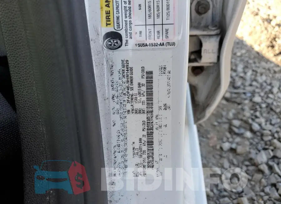 3FADP4BJ9HM144929 Photo# 12