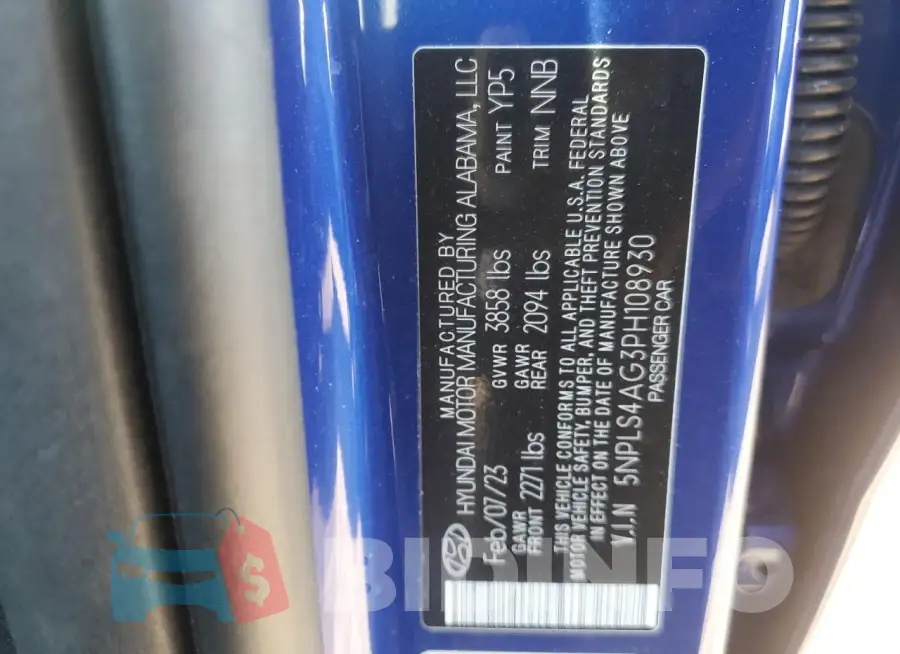 5NPLS4AG3PH108930 Photo# 12