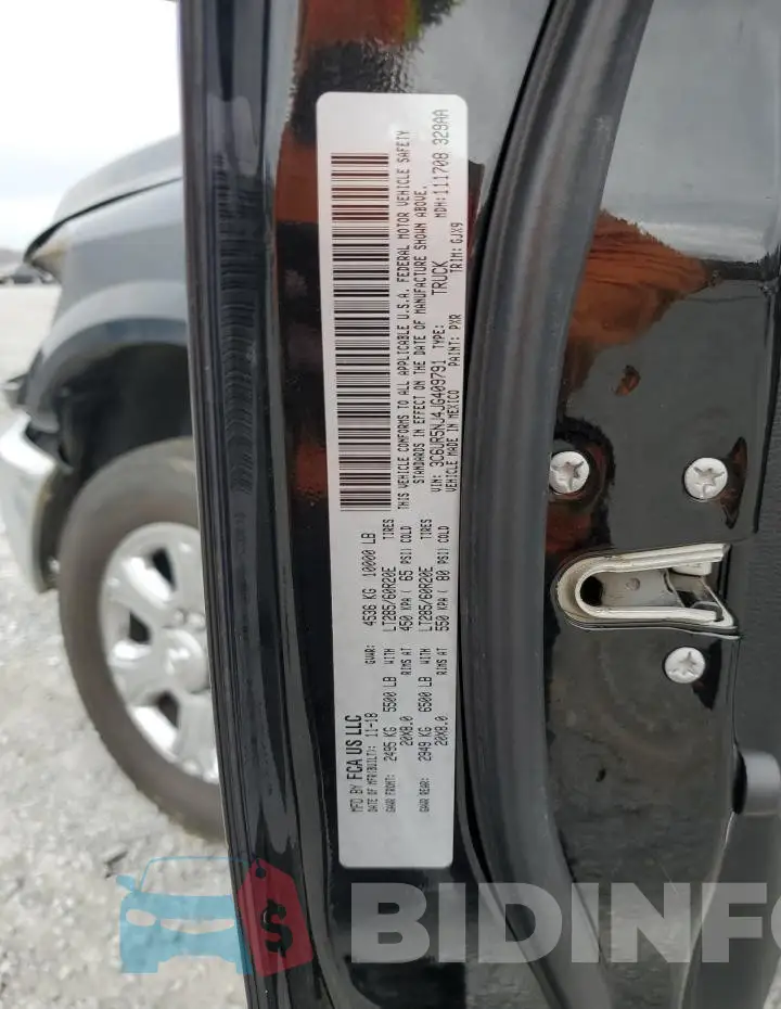3C6UR5NJ4JG409791 Photo# 12