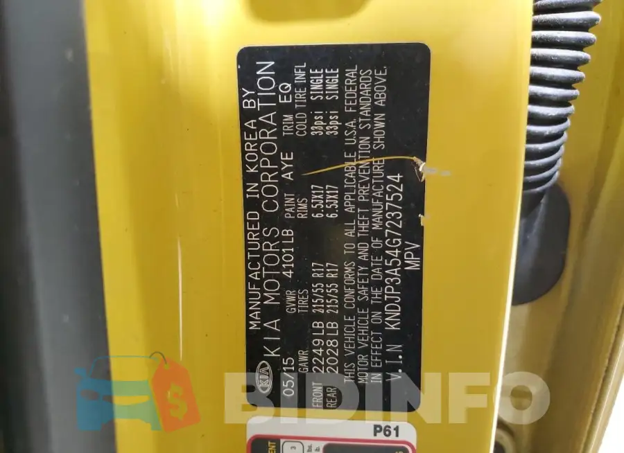 KNDJP3A54G7237524 Photo# 12