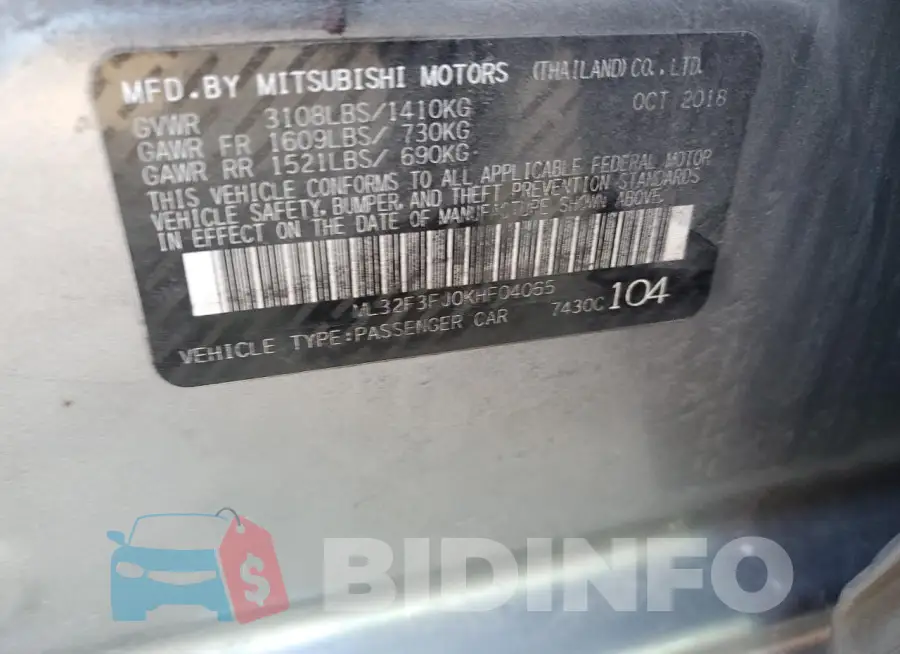 ML32F3FJ0KHF04065 Photo# 12