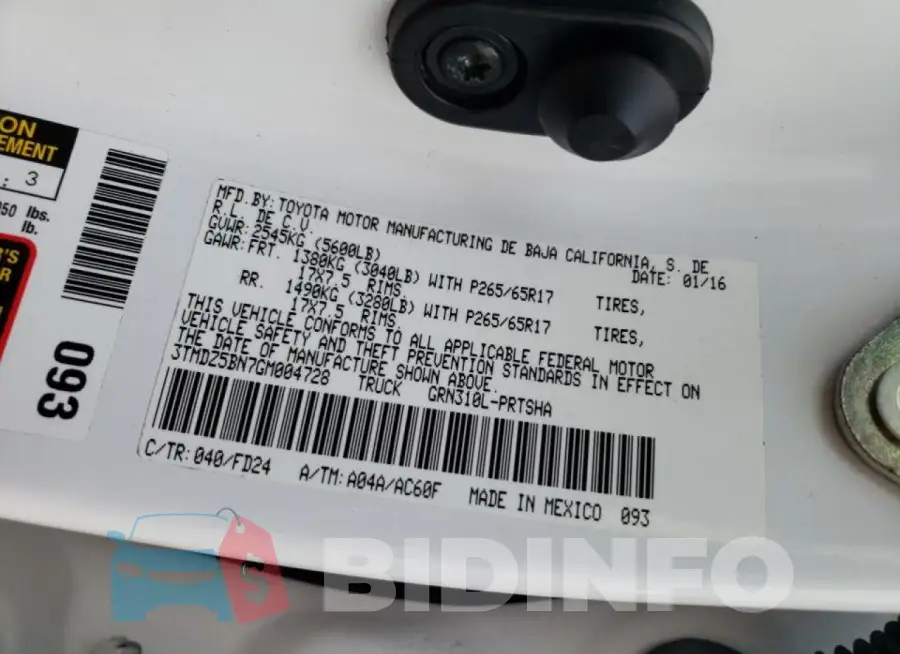 3TMDZ5BN7GM004728 Photo# 14