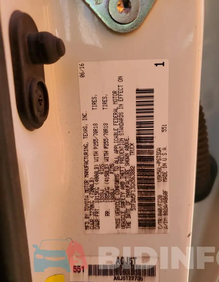 5TFDW5F13GX563882 Photo# 12