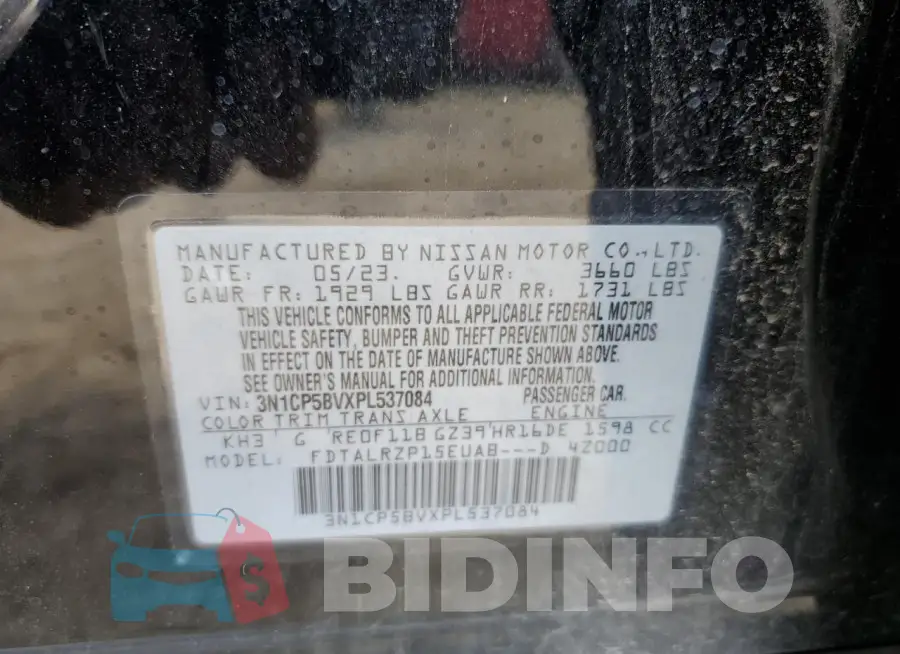 3N1CP5BVXPL537084 Photo# 12