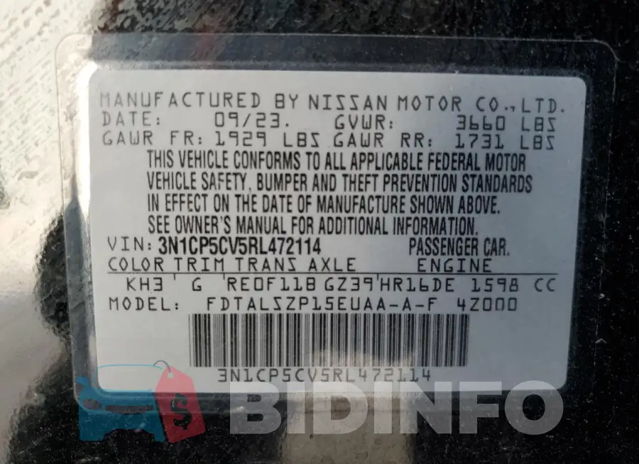 3N1CP5CV5RL472114 Photo# 13