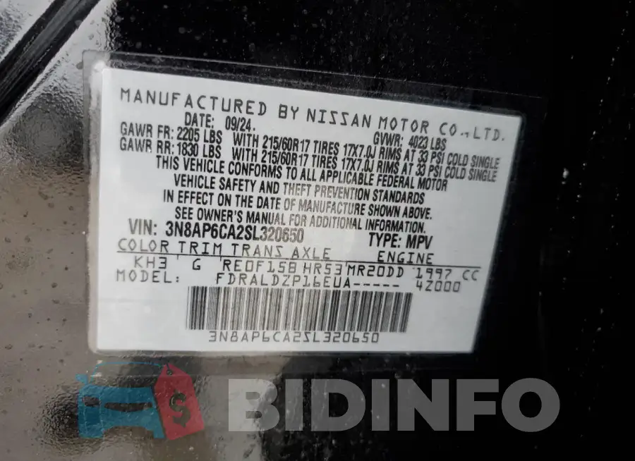 3N8AP6CA2SL320650 Photo# 14