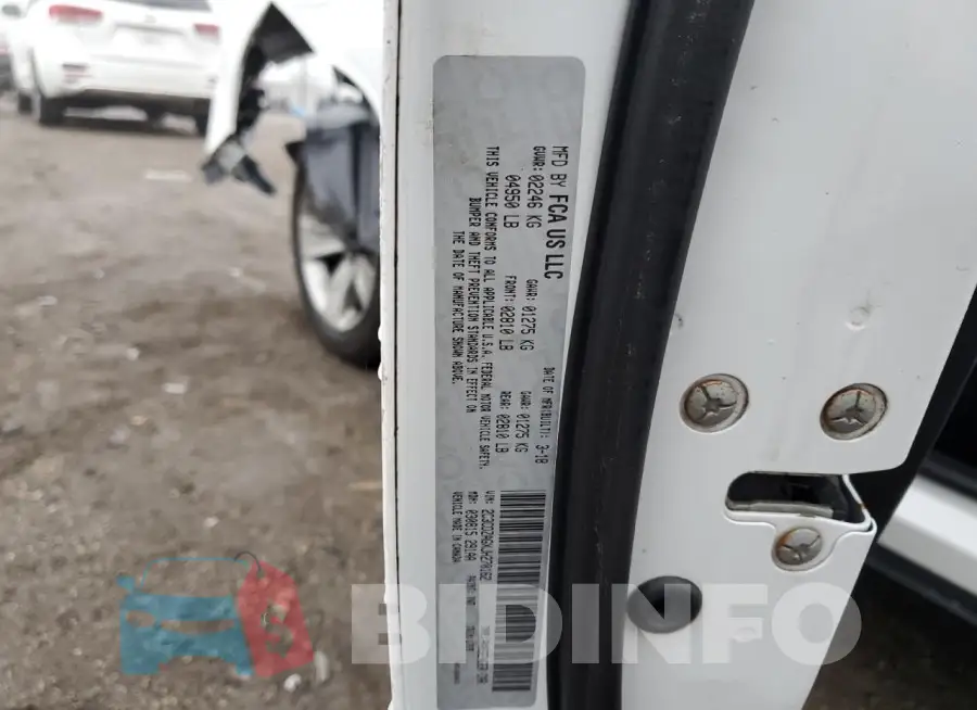 2C3CDZAGXJH270162 Photo# 12