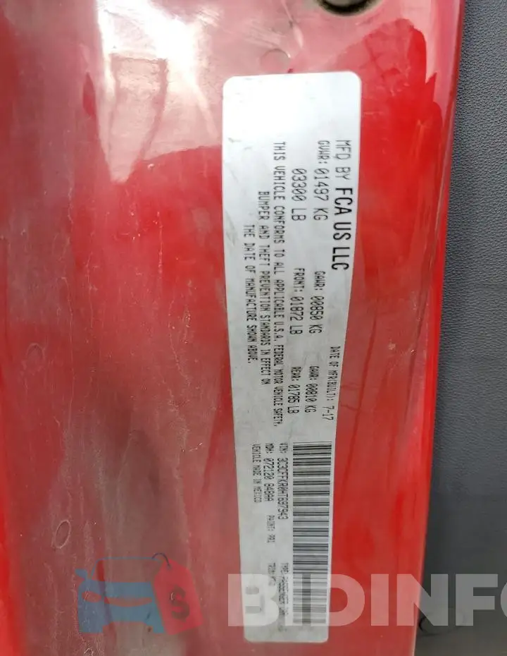 3C3CFFKR0HT697943 Photo# 12