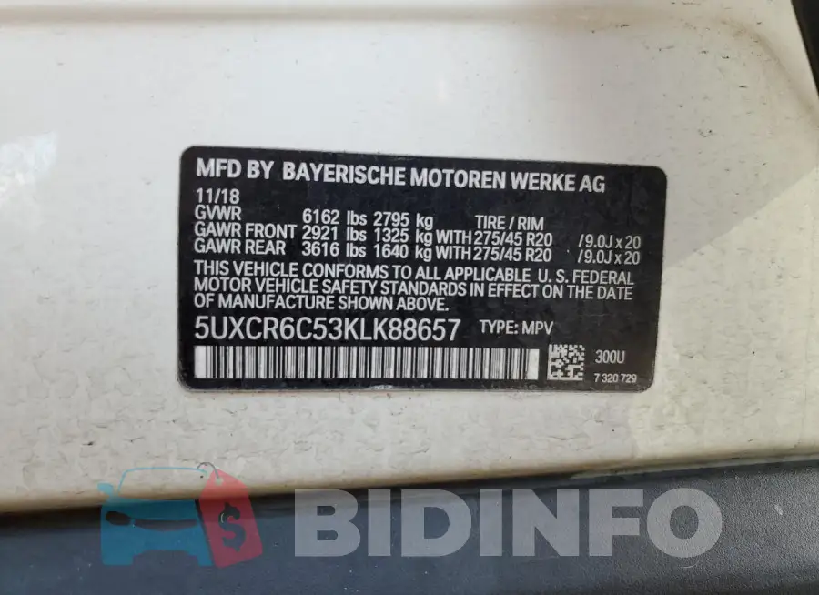 5UXCR6C53KLK88657 Photo# 13