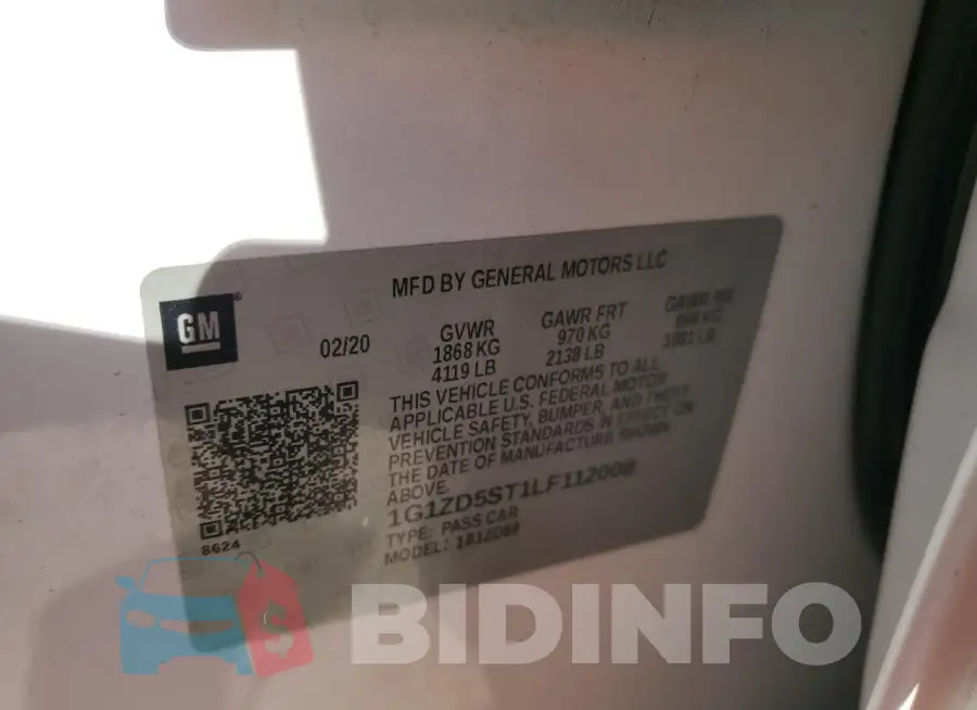 1G1ZD5ST1LF112008 Photo# 12