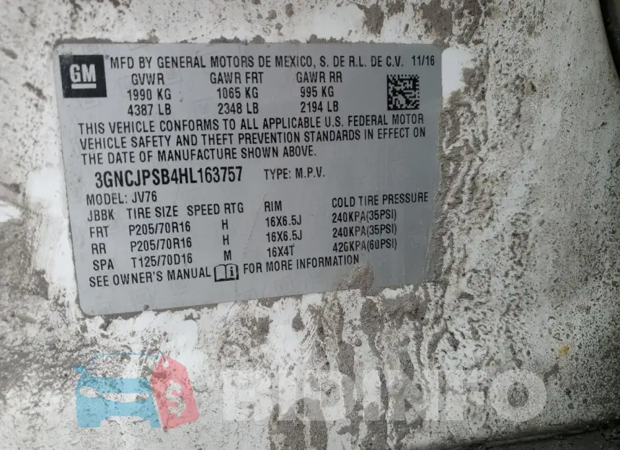3GNCJPSB4HL163757 Photo# 12