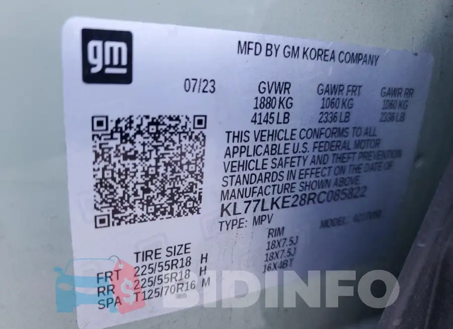 KL77LKE28RC085822 Photo# 13