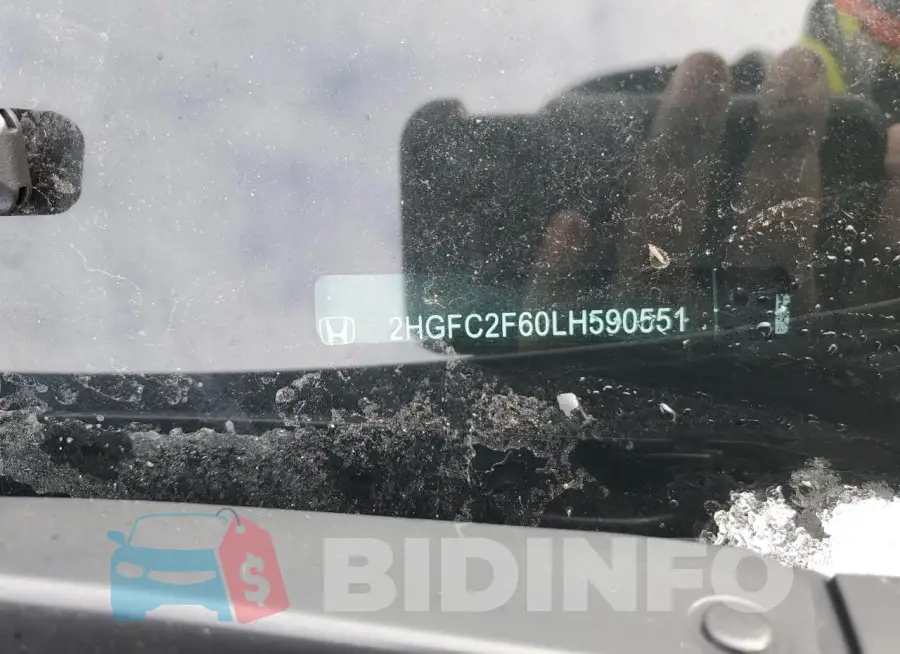 2HGFC2F60LH590551 Photo# 12