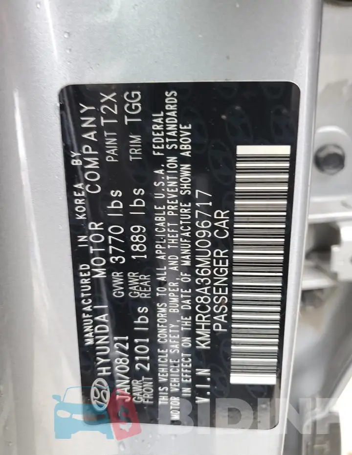 KMHRC8A36MU096717 Photo# 12