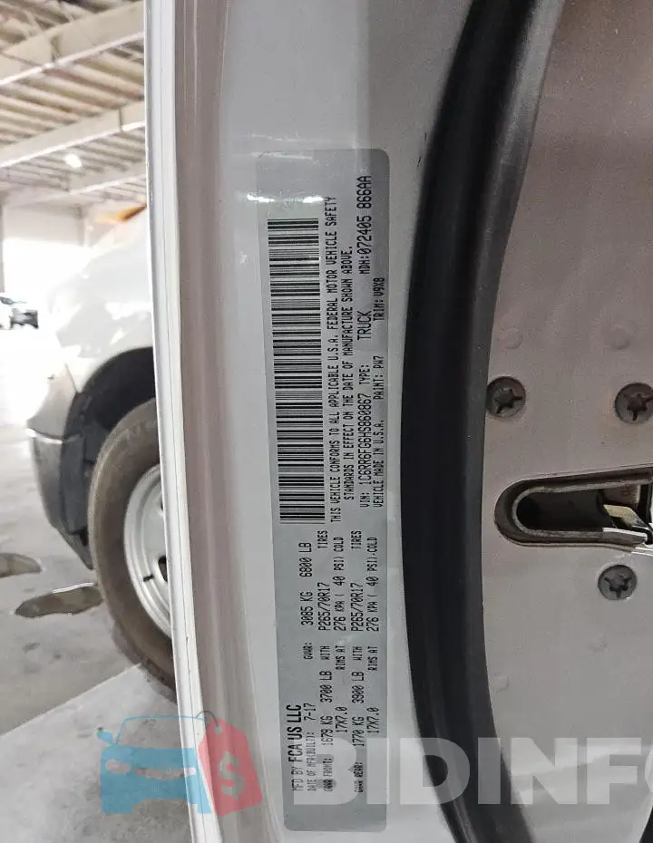 1C6RR6FG6HS860867 Photo# 12