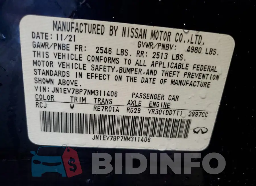 JN1EV7BP7NM311406 Photo# 12