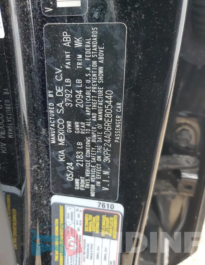 3KPF24AD6RE805440 Photo# 13